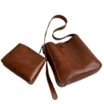 Sac-main-bandoulière-rétro-grande-capacité-02 Sac à main badoulière rétro grande capacité marron avec pochette
