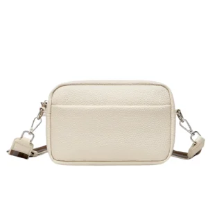 Sac à main beige de luxe, qualité designer, avec bandouière détachable