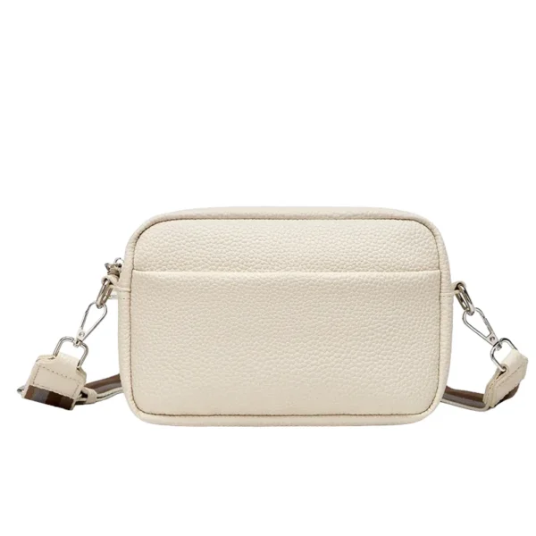 Sac à main beige de luxe, qualité designer, avec bandouière détachable
