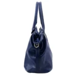 Sac à main noir grande capacité casual et élégant vue de profil