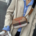 Petit sac à main élégant à motif classique