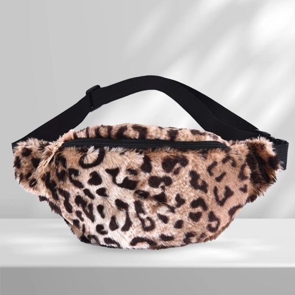 Sac à main banane audacieux à motif léopard