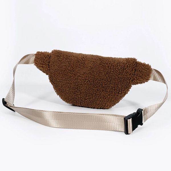 Sac à main banane doux effet peluche
