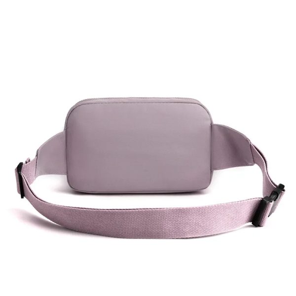 Sac à main banane élégant en nylon violet