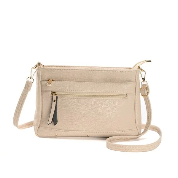 sac-main-beige-bandouliere-simili-cuir-souple-01 Sac à main beige à bandoulière en simili cuir souple vue de dos