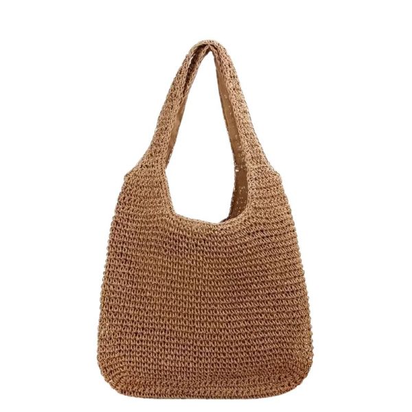 Sac à main été simple et confortable sur fond blanc