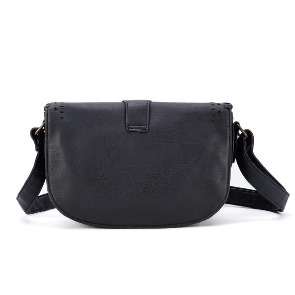 sac-main-noir-elegant-02 Sac à main noir et élégant sur fond blanc vue de dos