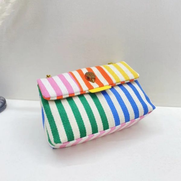Sac à main original et décontracté en tissu vue de face sans bandoulière