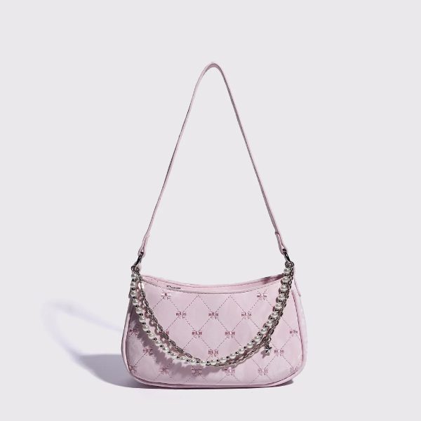 sac-main-rose-elegant-style-luxueux-03 Sac à main rose élégant au style luxueux vue de face